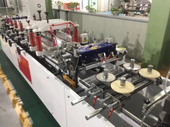 Center Seal Cookie/Cake Bags Matte Plastic Food Bags Making Machine with Window Side Gusset