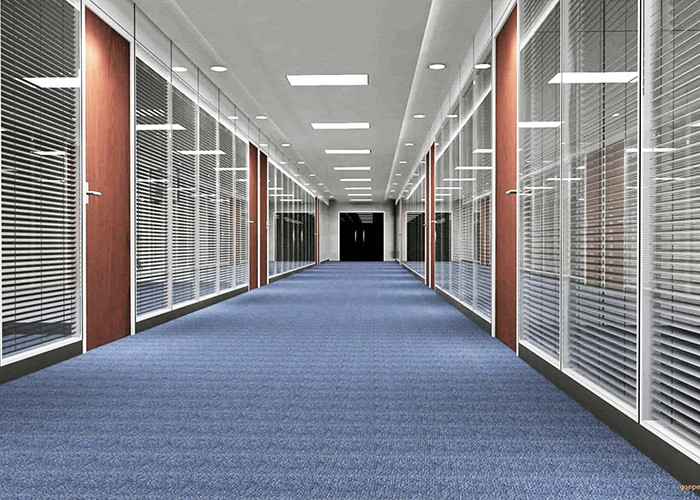 Double Glass Partition Wall Aluminum Alloy Frame Wall Specifications 3mm Durable Sound Acoustic