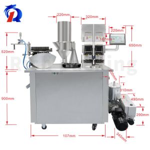 Quality Double Loader Semi Automatic Chemical Capsule Filling Machine wholesale