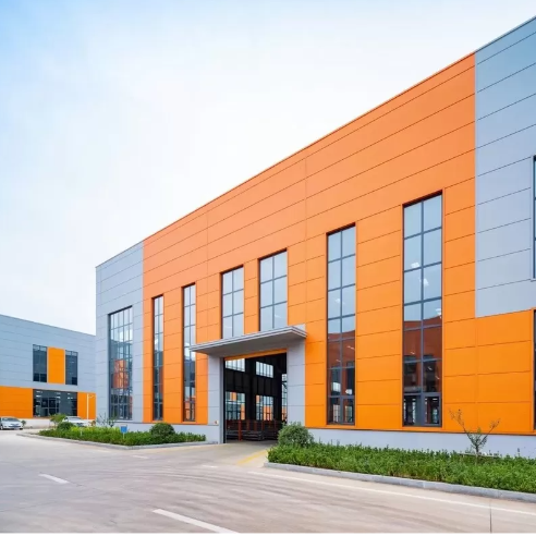 Custom Size Prefab Steel Structure Warehouse With Waterproof Roof Accessories