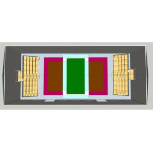 Buy cheap Indoor Stadium Light Steel Structure Warehouse Fabrication Customized from wholesalers