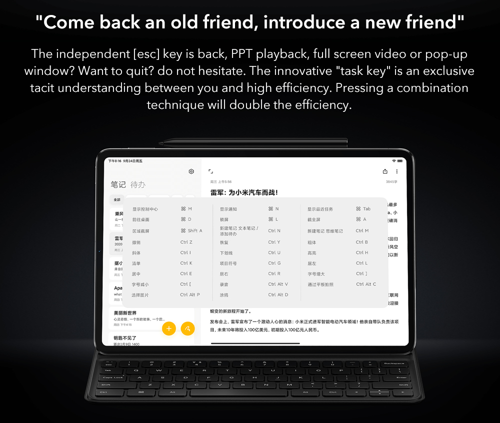 Xiaomi Mi Pad 5 Pro Tablet PC 11 Inch 2.5K LCD Snapdrgon 860 WiFi Version 6GB 128GB Mi Pad 5Pro 2021