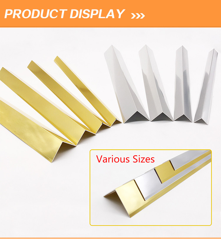 Mill Finish Aluminium Edge Trim Punching Ceramic L Corners Tile Trim Strips