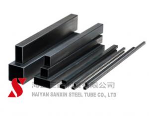 Quality Carbon Welded Black Rectangular Steel Tubing EN10219 ASTM / DIN Standard wholesale