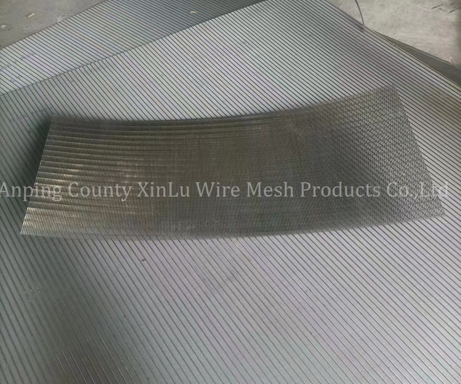 Panel Width 0.4-3m Wire Wrapped Sieve Bend Screen Supported by 2.5x4mm Wire