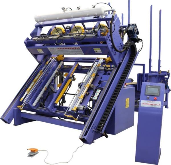 automatic stringer pallet assemble machine euro sawdust blocks pallet nailing
