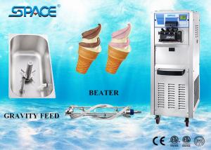 Quality 3 Flavor Commercial Single Phase Soft Serve Ice Cream Machine Low Working Noise wholesale