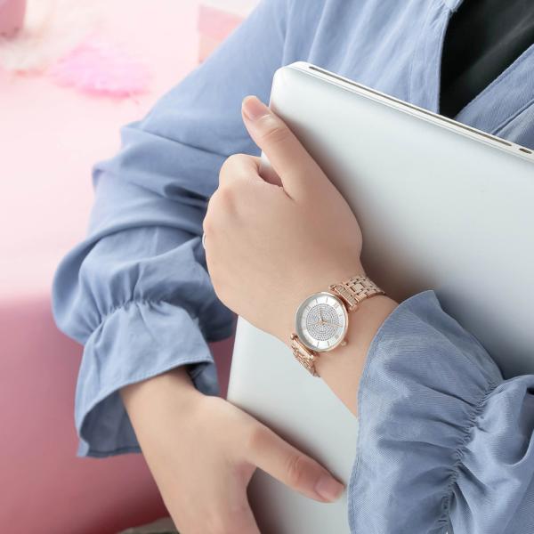 Steel Case 3ATM RHOS BSCI Women Analog Wristwatches