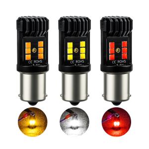 Quality 3030 BA15S P21W 1200lm Car 3030 LED Tail Light Bulbs wholesale