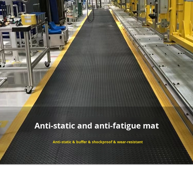 Comfortable Anti-Static Anti-Fatigue Floor Mat Safety Product For Electronic Workshop