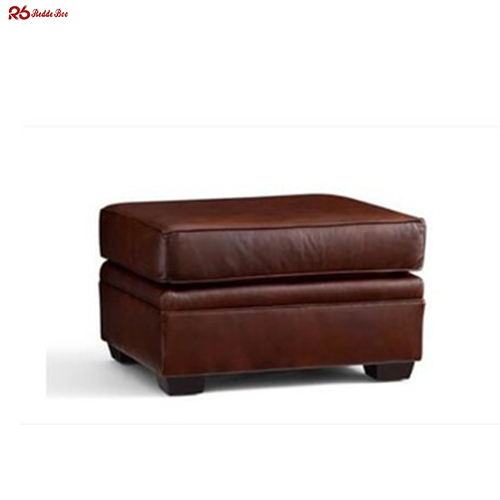 Ergonomic Polished Brown Full Grain Leather Sofa Corner Lounge Anti Aging