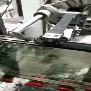 China Vertical glass sealing robot machine automatic insulating glass sealing robot horiz ontal on sale