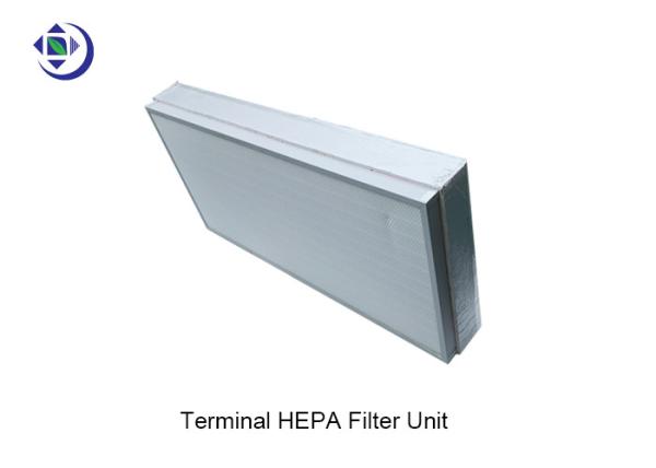 Cheap Anodized Aluminum Frame Disposable H13 H14 HEPA Filter Box With Fiberglass Media for sale