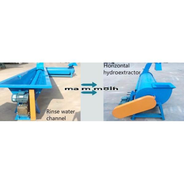 OEM Polystyrene Recycling Machine For PET Bottle Label Separation In Tire Recycling Line