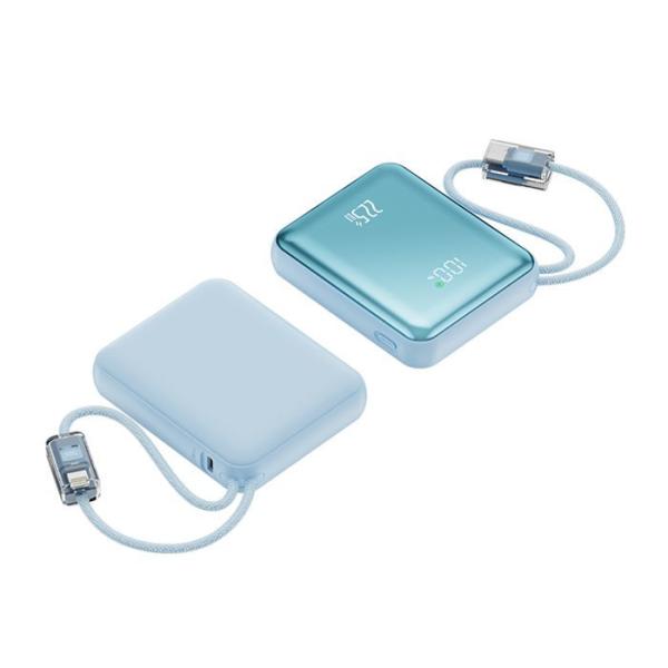Mini Travel Power Bank 20000mah Compact Portable Charger With 3 Simultaneous Charge