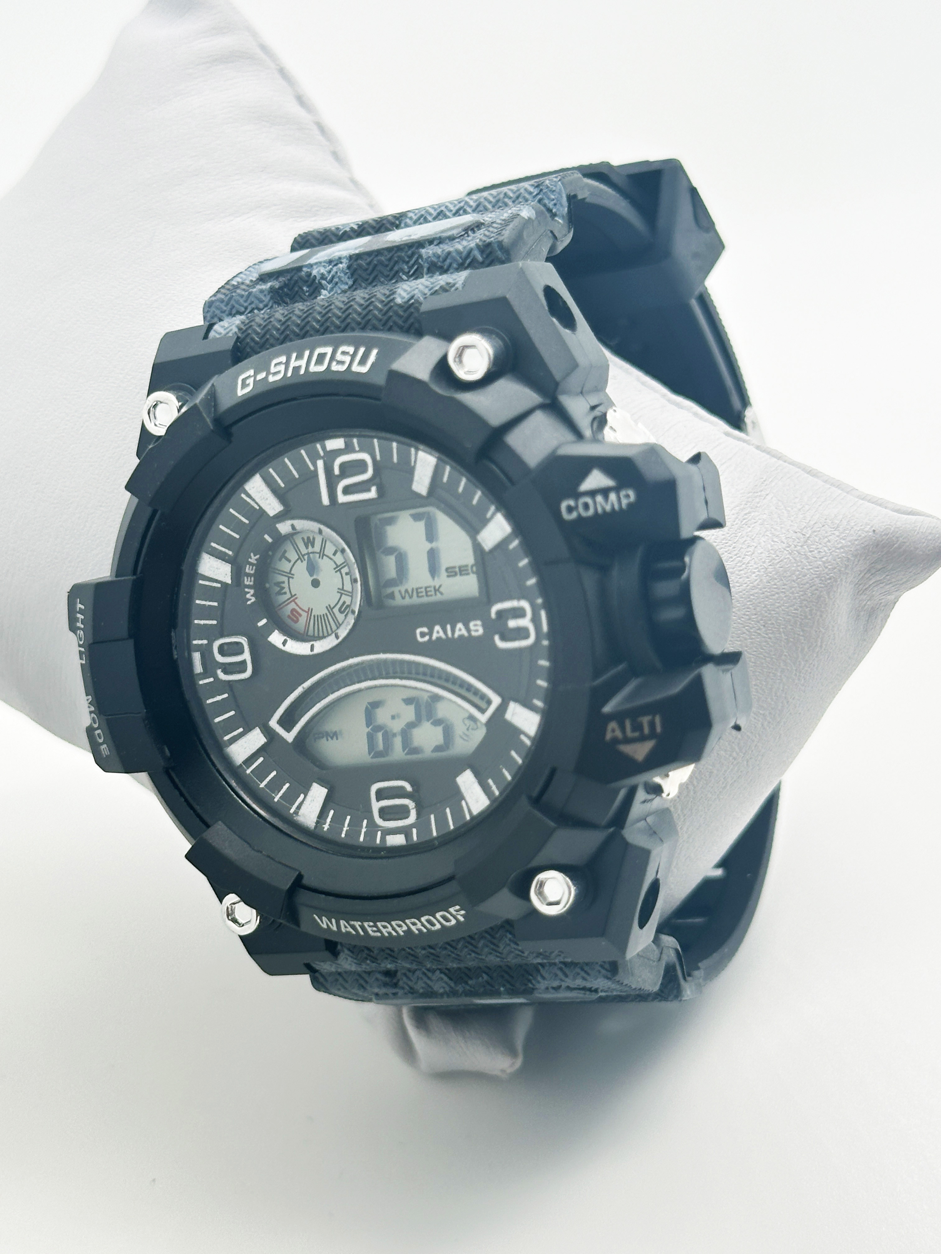 Durable Silicone Band Mens Watch Tear Resistant Digital Wrist Watch