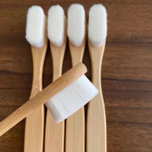 Quality Top Softest Fibre Soft Bristle Bamboo Toothbrush Zero Waste wholesale