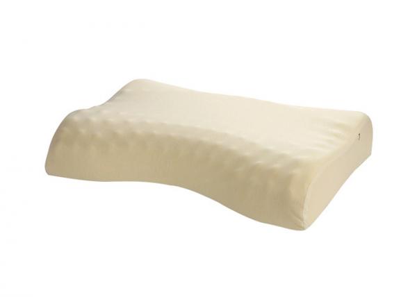 Cheap Beige Hypoallergenic Orthopedic Memory Foam Pillow For Travel Sleeping for sale