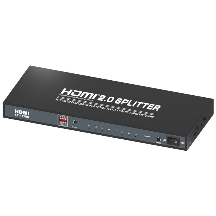 19 PIN 1 Input 8 Output 1x8 HDMI 4K Splitter
