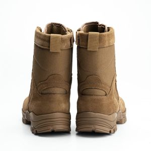 Full Grain Leather Brown Combat Military Boots Winter Mountaineering Boots