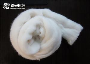 China White Nylon Wool Fiber  , A - Grade Nylon 6 Fiber For Wool Yarn Spinning on sale