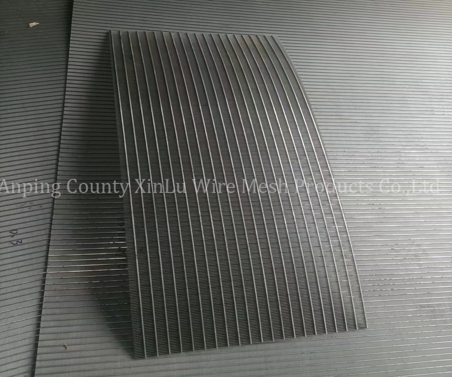 High Mechanical Strength Wedge Wire Johnson Screen Panel Sieve Bend Screening for Pulp and Paper Industry