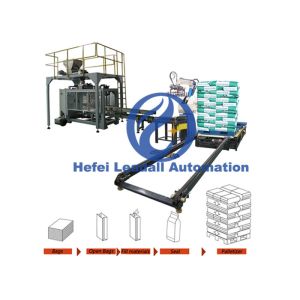Quality Animal Feed Automatic Palletizer Machine , Automatic Palletizing System wholesale