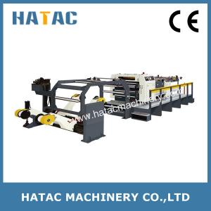 China Automatic Solid Bleach Sulphite Board Sheeting Machine,Productive Paperboard Cutting Machine,Roll-to-sheet Cutting on sale