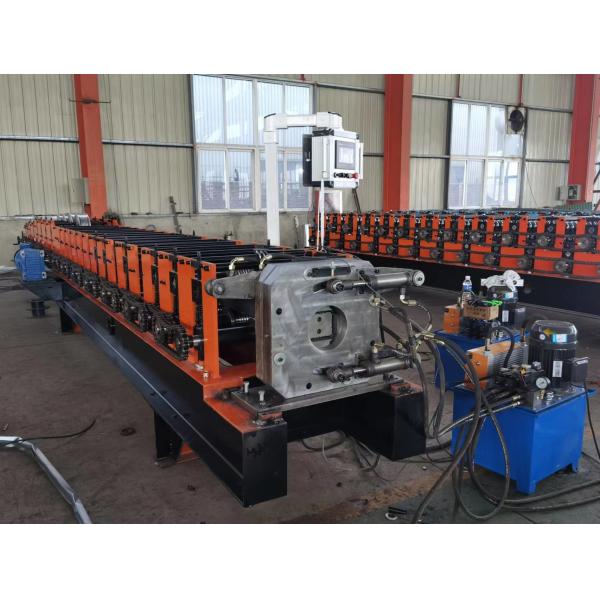 Used Automatic Steel Gutter Forming Machine For Building And Tile Roof Downspouts