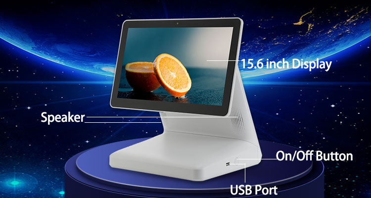 32GB EMMC Storage HDD-580Pro POS System with Customer Display and Printer Android/Win