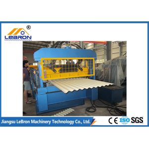 70mm Shaft Corrugated Iron Manufacturing Machines 380V 50Hz 0.3-0.8mm Thickness