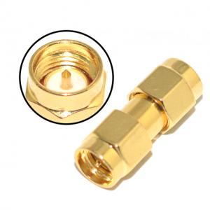 China Straight SMA Adapter Plug To SMA Plug Male For WiFi Signal Booster Repeaters Radio on sale