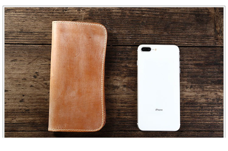 Simple and Stylish Retro Matt Wax Leather Wallet for Men in Japanese Style