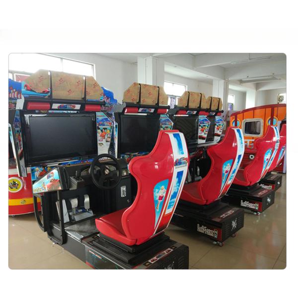 Reliable 32LCD Video Arcade Race Car Machine Simulator For Game Zone