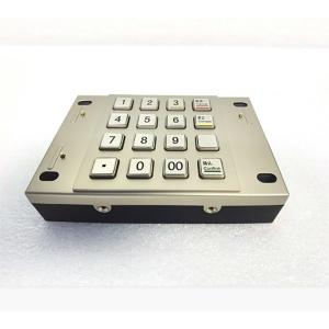 Quality USB RS232 ATM Machine Encrypted Metal Pin Pad 16 Key Keypad wholesale