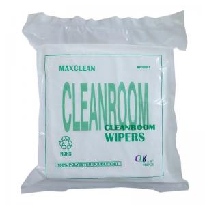 China Electronic Cleanroom Wipers 9x9 100 Lint Free Laser Sealed 100% Polyester on sale