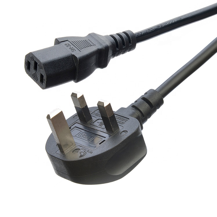 CE IMQ 3 Pin Pure Copper 1m 1.2m 1.5m 1.8m 3m Italy Iec 320 Euro C13 16A Plug Power Cable for Laptop 1 Outlets