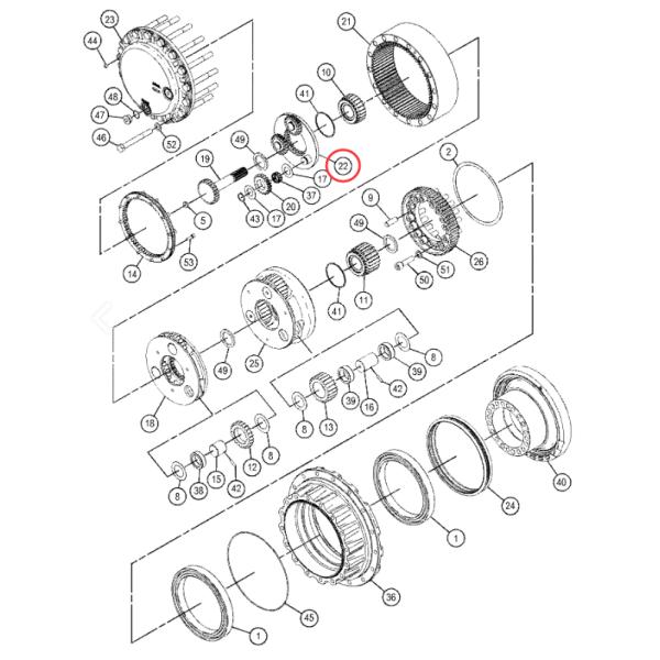 1st Carrier Assy 191 2678 Gear Planet E324D Gear Reduction Parts 1st Carrier Assy 191 2678 Gear Planet E324D Gear Reduction Parts
