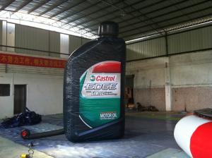 China Oil Bottle Shape Inflatable Model , Interesting PVC Inflatable Bottle for Advertising on sale