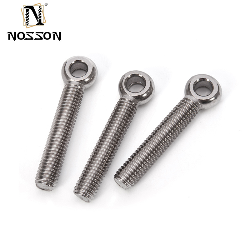 Stainless Steel DIN Standard Swing Fish Round Eye Bolt and Wing Nut for Lifting Applications M2 M3 M4 M5 M10 M12 M24