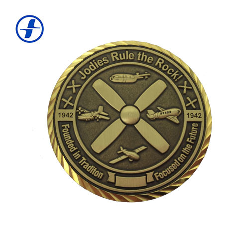 Custom Military Challenge Coins Silver Gold Plated Stamped Metal Challenge Coins