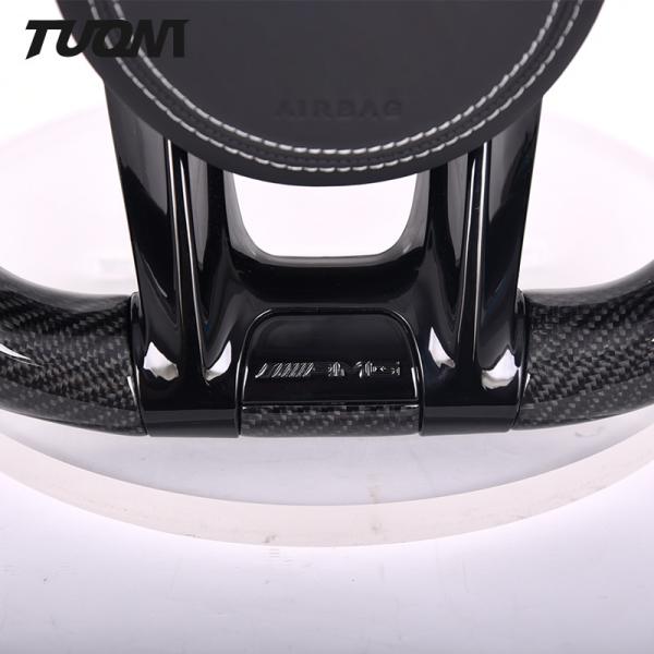 Carbon Fiber Mercedes S63 Amg Steering Wheel Piano Black Trim Customize