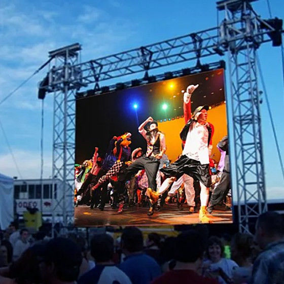 Dustproof Outdoor LED Display Screen Cabinet Size 500*1000mm 50W 0