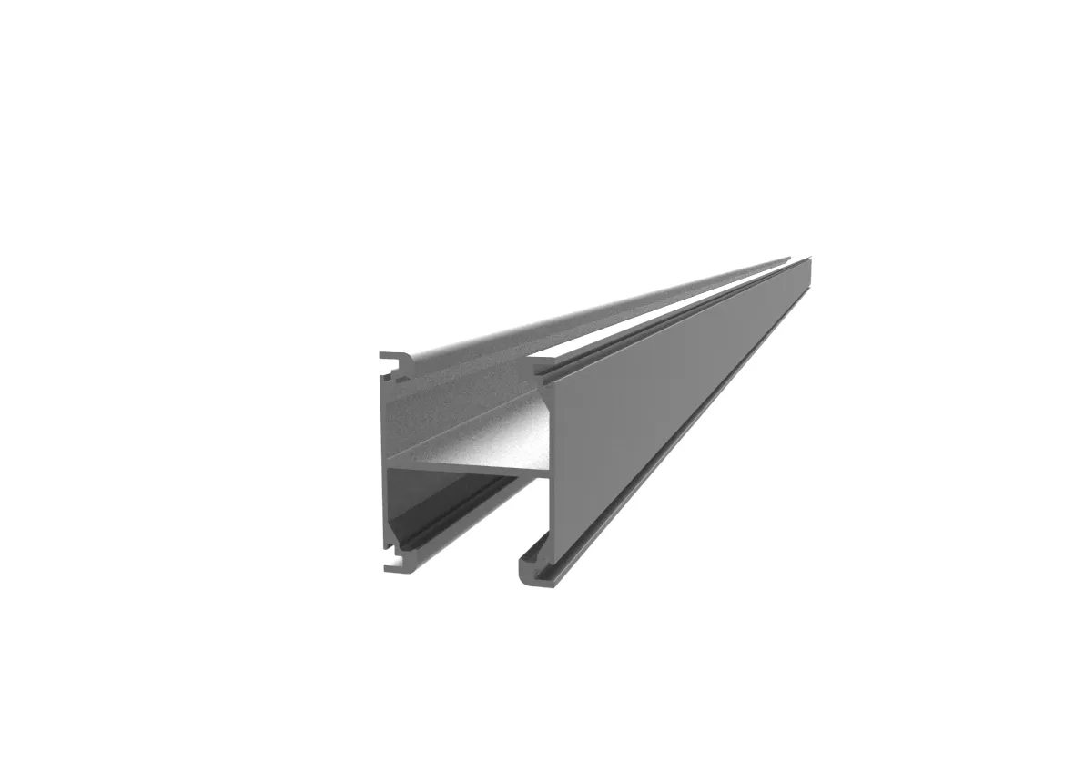 Aluminum Rails for PV Solar Panel Installation on Roof Ground Solar Mounting System