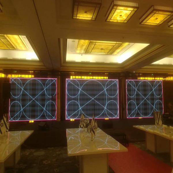 Die Cast Aluminum Audio Visual Display P3.91mm Indoor 3840HZ Light Weight