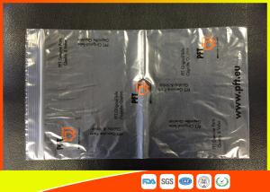 Printed LDPE Clear Plastic Bags , Reclosable Industrial Strength Zip Lock Bags Reusable