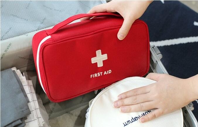 Waterproof first aid pouch mini portable first aid kit first aid bag, All purpose earthquake disaster survival backpack
