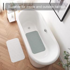 Quality Sturdy Washable Silicone Non Slip Bath Mat For Bathroom Rectangular shape wholesale