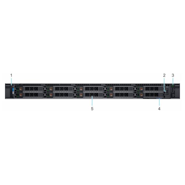 Embedded PCIe Dell Poweredge Server R6515 Dual Socket 1U Rack