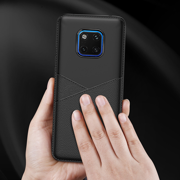 Black Blue Brown Business PU+TPU Protective Case Back Cover for Xiaomi Mi6x Redmi Y2/S2 F1 Redmi note6 Pro A2 lite